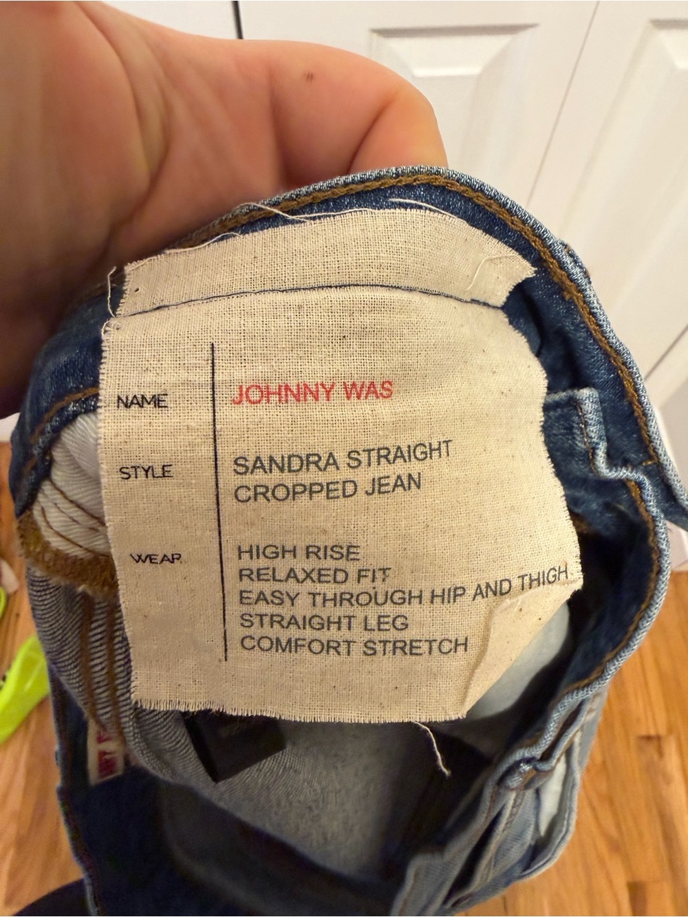 Johnny Was SANDRA STRAIGHT
CROPPED JEAN
HIGH RISE size 26 excellent condition - Picture 9 of 15